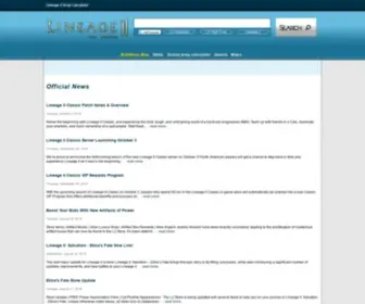 L2Portal.com(Lineage 2 Portal) Screenshot