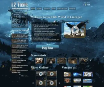 L2Toxic.com(L2TOXIC (bring joy to our Lineage 2 players since 2009)) Screenshot