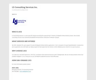 L5CS.com(L5 Consulting Services Inc) Screenshot