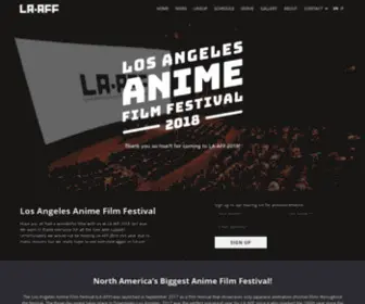 LA-AFF.com(Los Angeles Anime Film Festival (LA) Screenshot