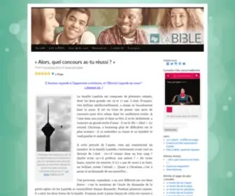 LA-Bible.info(Vivre la Bible au quotidien) Screenshot