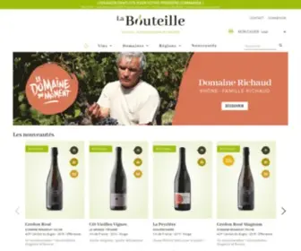 LA-Bouteille.com(Vins Biologiques) Screenshot