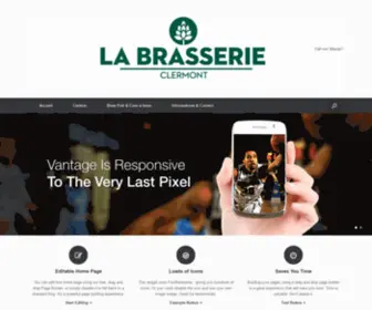 LA-Brasserie-Clermont.fr(Bienvenue sur le site de La Brasserie Clermont) Screenshot