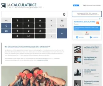 LA-Calculatrice.com(Calculatrice en ligne) Screenshot