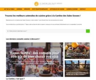 LA-Cantine-Des-Sales-Gosses.com(Trouvez les meilleurs ustensiles de cuisine grâce à la Cantine des Sales Gosses) Screenshot