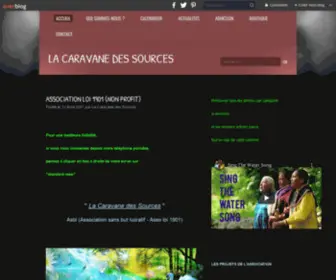 LA-Caravane-Des-Sources.com(La Caravane des Sources) Screenshot