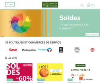 LA-Caserne-DE-Bonne.com(Centre commercial à Grenoble) Screenshot