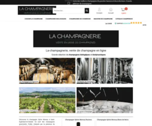LA-Champagnerie.com(La champagnerie) Screenshot