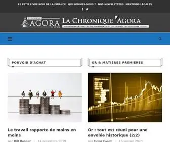 LA-Chronique-Agora.com(Information et actualité financière et économique décryptée au quotidien ) Screenshot