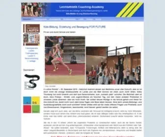 LA-Coaching-Academy.de(Leichtathletik Coaching) Screenshot