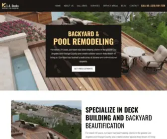 LA-Decks.com(LA Decks) Screenshot