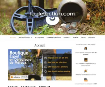 LA-Detection.com(Boutique détecteur de métaux) Screenshot