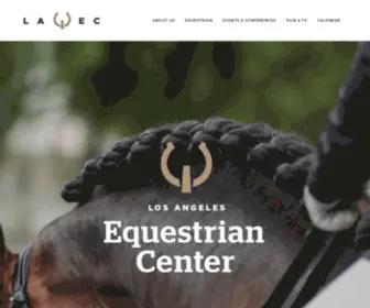 LA-Equestriancenter.com(The Los Angeles Equestrian Center caters to all your equestrian needs. The LAEC) Screenshot