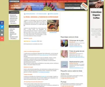 LA-Gota.com(La Gota: todo sobre La Gota en Español (Enfermedad)) Screenshot