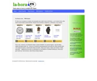 LA-Hora.es(Relojes, reloj atómico) Screenshot