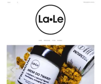 LA-LE.pl(La-Le Kosmetyki Naturalne i Chemia Domowa) Screenshot