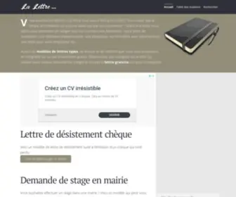LA-Lettre.com(Lettre type gratuite) Screenshot