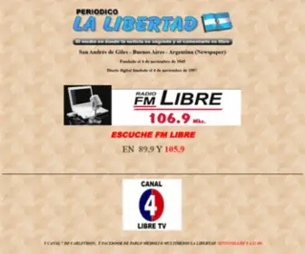 LA-Libertad.com.ar(San Andrés de Giles) Screenshot