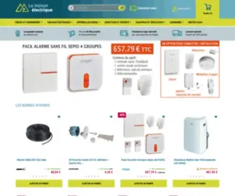 LA-Maison-Electrique.com(Large choix de produit PRO à prix GROSSISTE) Screenshot