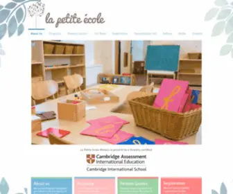 LA-Petite-Ecole-Monaco.com(La Petite Ecole) Screenshot