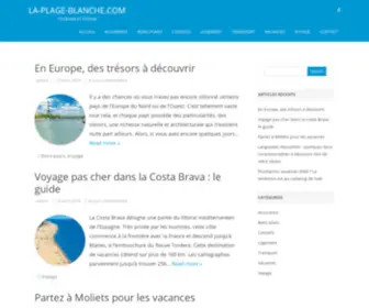 LA-Plage-Blanche.com(Tourisme et voyage) Screenshot