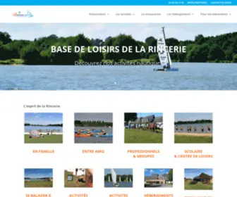 LA-Rincerie.com(Base de loisirs de la Rincerie) Screenshot