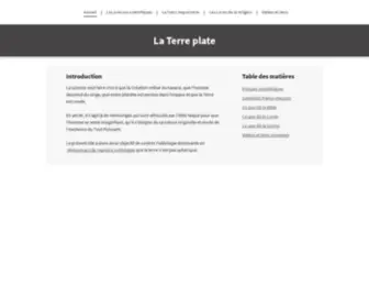 LA-Terre-Plate.com(La terre plate) Screenshot