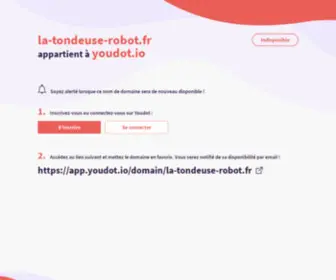 LA-Tondeuse-Robot.fr(This domain was registered by) Screenshot