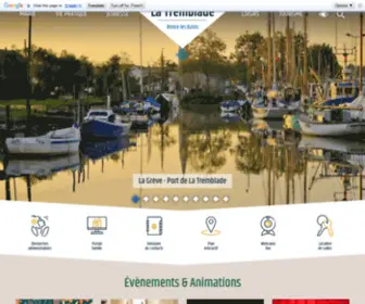 LA-Tremblade.fr(Mairie de La Tremblade) Screenshot