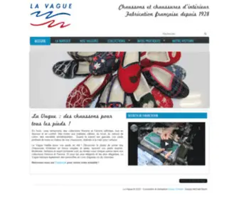 LA-Vague.fr(Chaussons) Screenshot