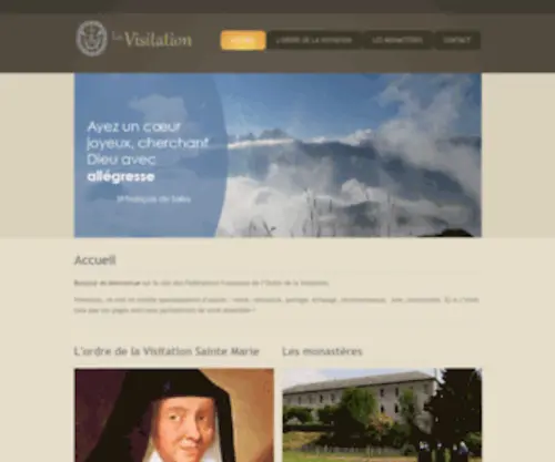 LA-Visitation.org(Fédérations de France Rencontre) Screenshot