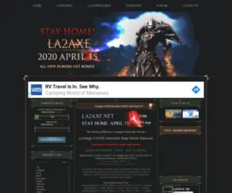 LA2Axe.net(Lineage2 Interlude x100 server) Screenshot