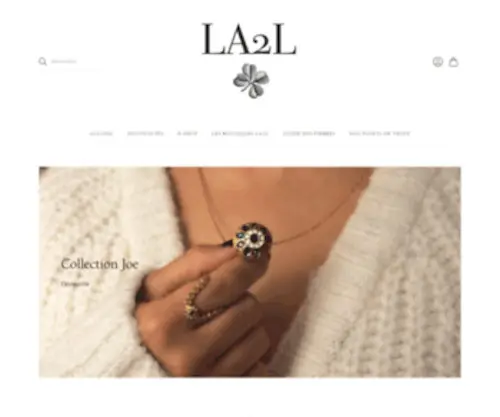 LA2L.com(L'e-shop officiel des bijoux LA2L par Marie-Hélène Spitzer) Screenshot