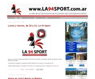 LA94Sport.com.ar(LA 94 Sport) Screenshot