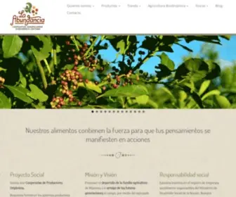 Laabundancia.org.ar(La Abundancia) Screenshot