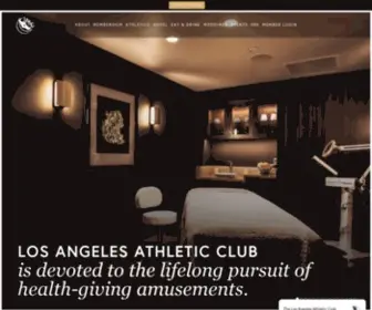 Laac.com(Los Angeles Athletic Club) Screenshot