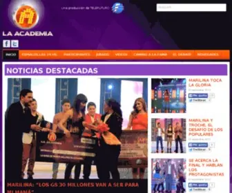 Laacademia.com.py(La Academia) Screenshot