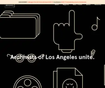 Laacollective.org(The Los Angeles Archivists Collective (LAAC)) Screenshot