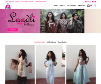 Laadliethnic.com(Be Bold and Beautiful) Screenshot