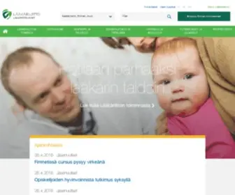 Laakariliitto.fi(Lääkäriliitto) Screenshot