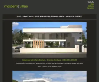 Laalqueriavillas.com(LA ALQUERIA VILLAS Modern) Screenshot