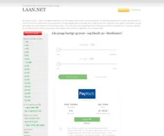 Laan.net(Lån penge) Screenshot