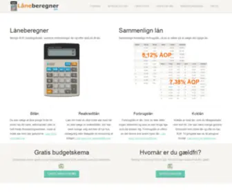 Laaneberegner.nu(Låneberegner) Screenshot