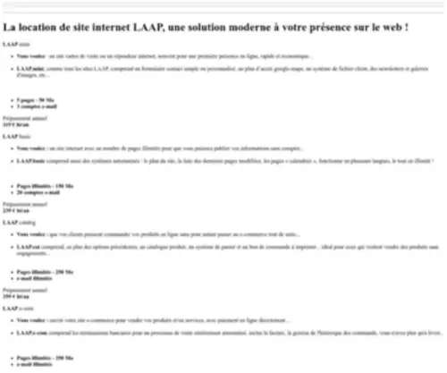 Laap.fr(Site internet clé en main) Screenshot