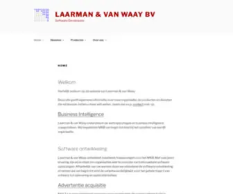 LaarmanvWaay.nl(Software Developers) Screenshot