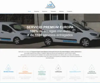 Lab-Courier.com(Muestra biológicas) Screenshot