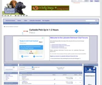 Lab-Retriever.net(Labrador Retriever Chat Board) Screenshot