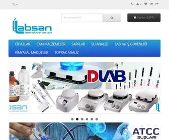 Lab-San.com(Labsan Laboratuvar Sanayi) Screenshot