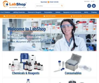 Lab-Shop.com(Buy Scientific Laboratory & Production Supplies Online) Screenshot