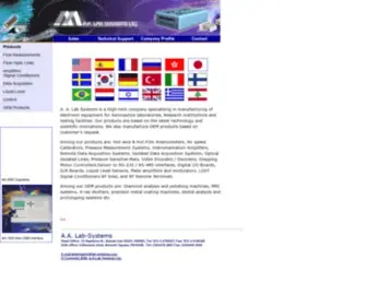 Lab-SYstems.com(A.A.Lab System LTD) Screenshot
